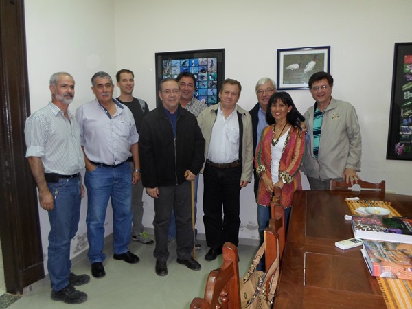 Autoridades municipales recibieron a miembros de la «Fazenda»