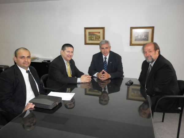 Gialluca con el Defensor del Pueblo de la Nación