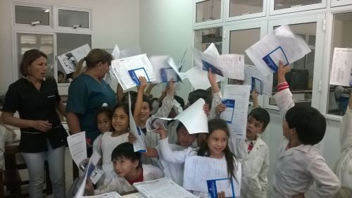 Alumnos de EPEP 346 de Laguna Blanca actualizaron la Libreta de Salud Escolar