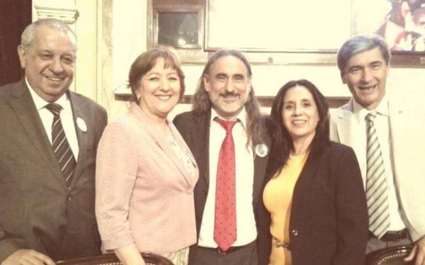 Donkin y Basterra celebran la recuperación del ferrocarril