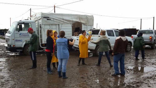Clorinda: Salud asiste a más de 20 familias que fueron evacuadas a raíz del temporal
