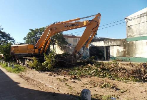 Inician trabajos de pavimentación en el B° Emilio Tomás