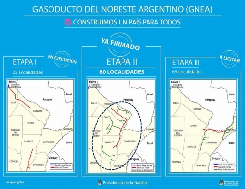 Insfrán lanza la licitación para llevar gas natural a ocho municipios del oeste