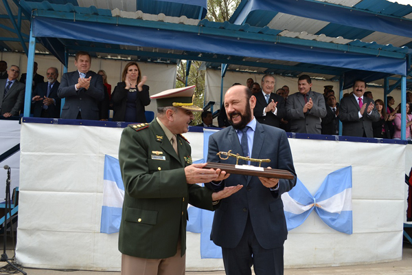 Insfrán presidió celebración del 77° aniversario de Gendarmería Nacional
