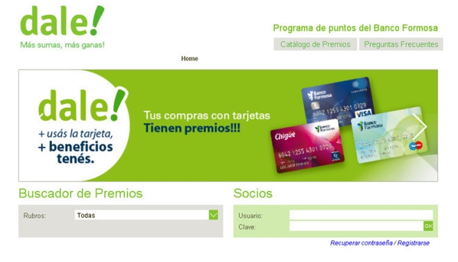 El Banco Formosa renueva su programa Dale !
