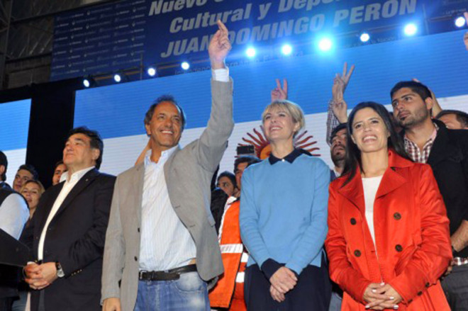 Scioli cerró su campaña en La Matanza al grito de “¡Vamos Argentina!”