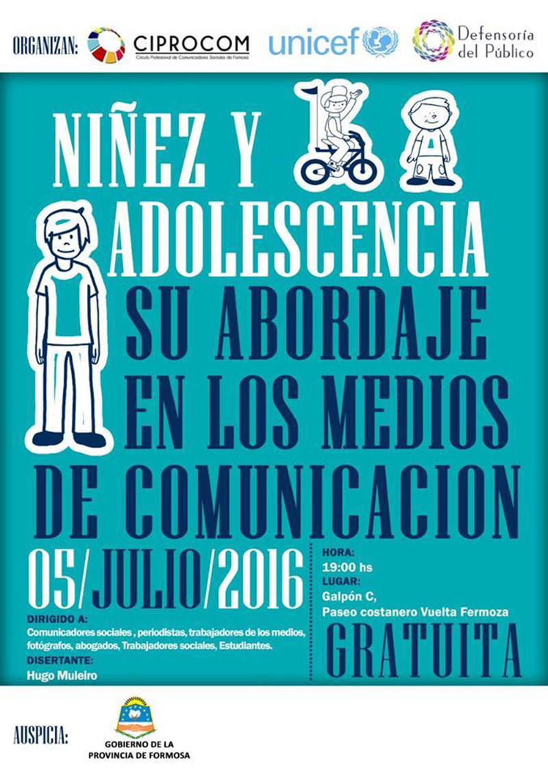CIPROCOM desarrollará la capacitación «Niñez y adolescencia: su abordaje en los medios de comunicación»