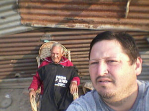 Selfie con el abuelo