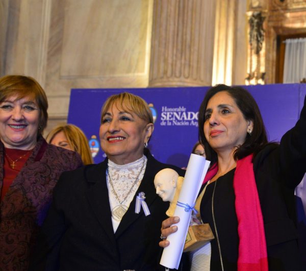 El Senado Nacional distinguió a la  profesora formoseña Juana Verón