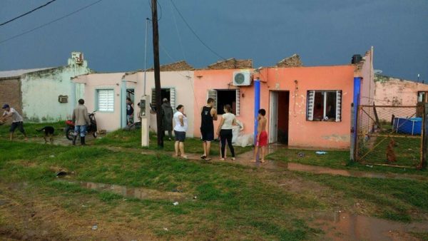 Temporal causó daños a viviendas en Ibarreta