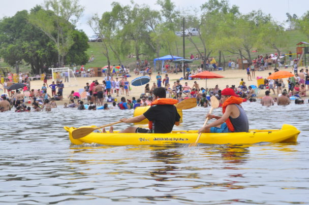 El verano se instaló en Laguna Oca