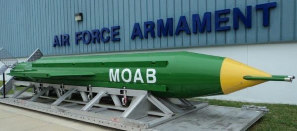 EEUU lanza sobre Afganistán la bomba no nuclear más potente jamás creada