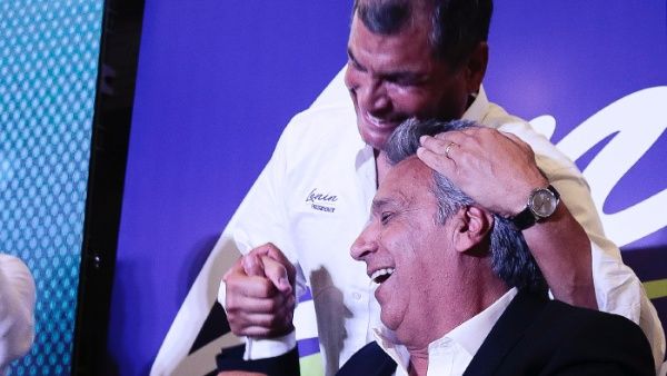 Lenín Moreno lidera presidenciales de Ecuador