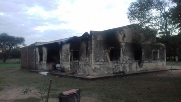 Hombre murió calcinado en un establecimiento ganadero
