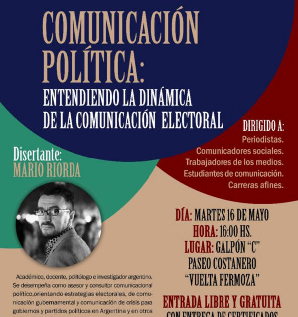 Círculo Profesional de comunicadores sociales invita al taller sobre comunicación política y electoral