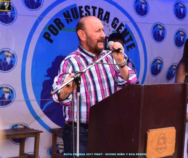 Insfrán llamó a demostrar el desacuerdo con las políticas económicas y sociales