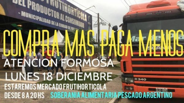 Pescado Argentino con 50% de reintegro en Formosa Capital