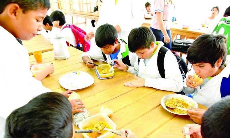 Los comedores escolares: siguen funcionando normalmente