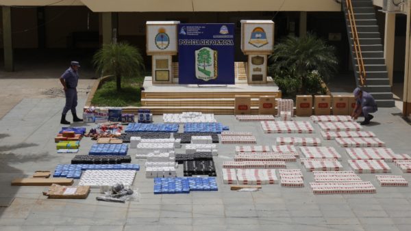 La Policía secuestró mercancía ilegal valuada en 6 millones y medio de pesos