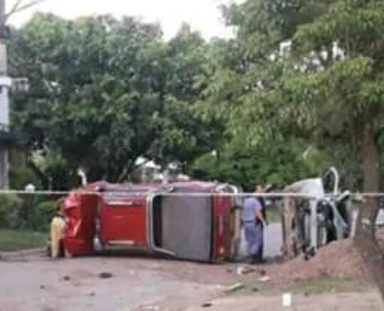 Fatal accidente en el barrio Coluccio