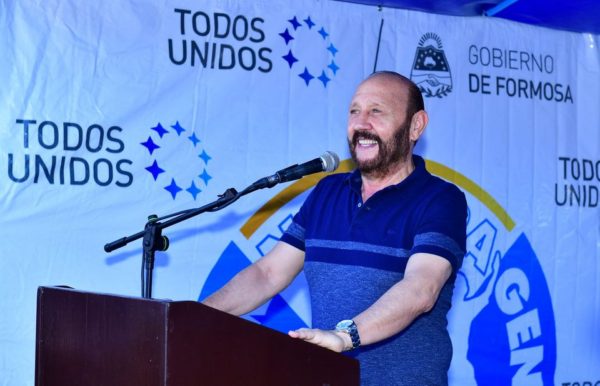 Insfrán: «Tengo la conciencia tranquila porque todo lo que hice fue para beneficiar al pueblo formoseño»