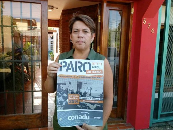 Paro de 48 horas de docentes universitarios