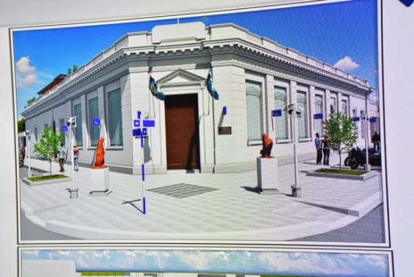 Obra de refacción integral en casa central de Banco Formosa