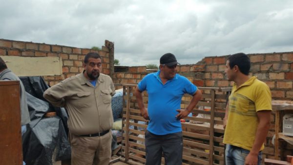 Plan de asistencia a los afectadas por violento temporal en Villafañe
