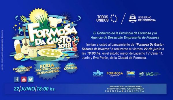 Preparan nueva edición de “Formosa Da Gusto”