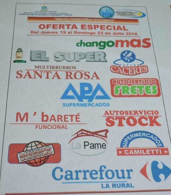 Ofertas en productos de consumo básico