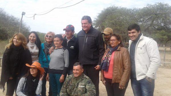 Quintana presidió gira de trabajo por poblaciones a la vera de la ruta 86