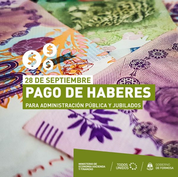 Este viernes 28 se hará efectivo el pago a todos los empleados estatales