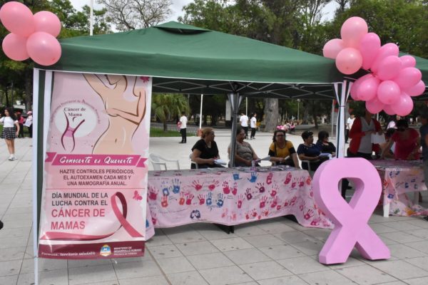 Mamografías gratuitas en la plaza San Martín