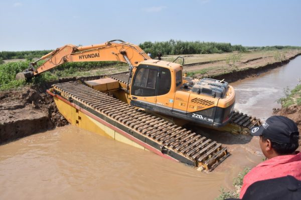 Comenzaron trabajos para mitigar periodo de aguas altas del Pilcomayo
