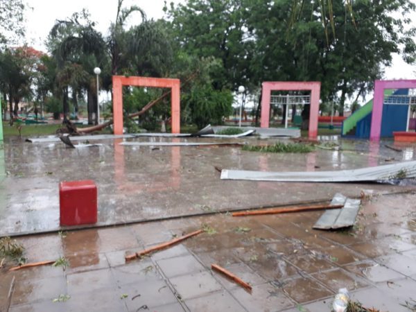 Violento temporal en Tacaagle