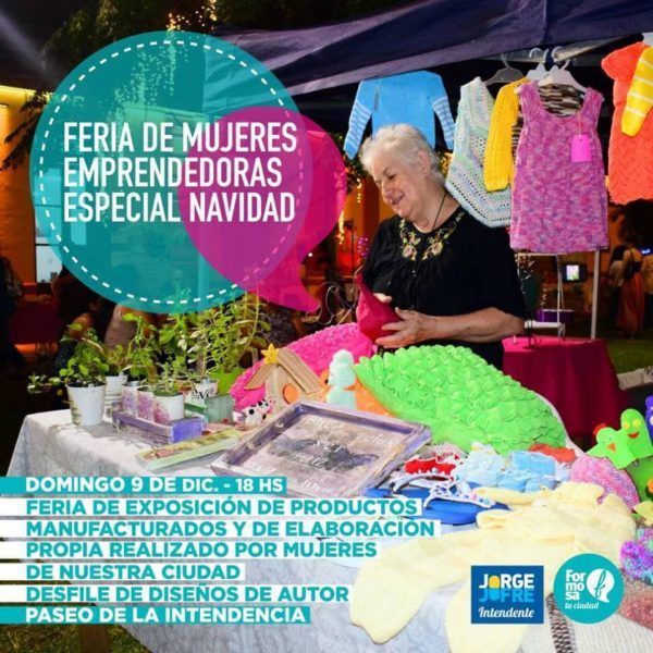 Habrá este domingo una feria de emprendedoras “Especial Navidad”