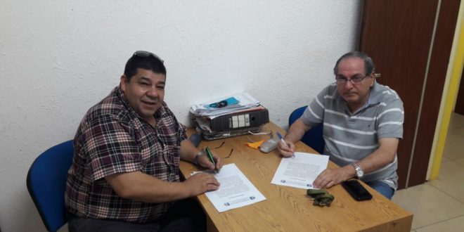 Importante convenio entre las seccionales Formosa de UPCN y SMATA