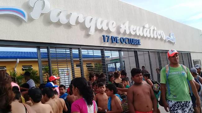 Segundo módulo de la colonia de vacaciones en el parque acuático