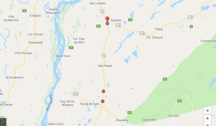 Corrientes: Advierten posibles cortes de transito en rutas 12, 14 y 126