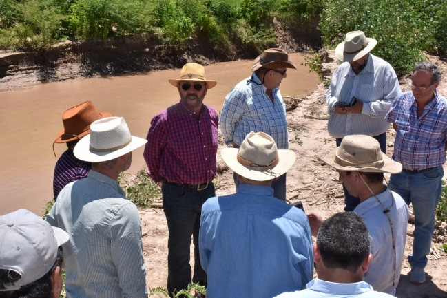 Río Bermejo: Insfrán monitoreo obras que aseguran agua a poblaciones y producción