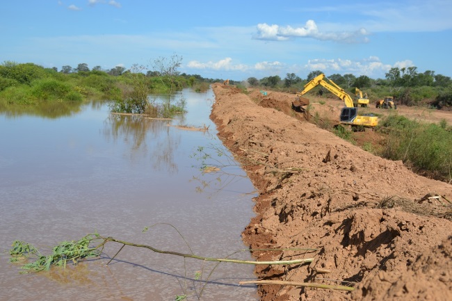 Despliegan gran logística ante alerta en río Pilcomayo