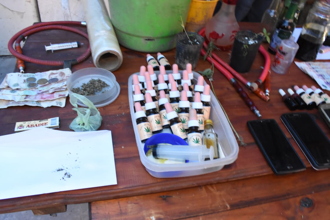 Secuestro de droga en pleno centro y Lote 15
