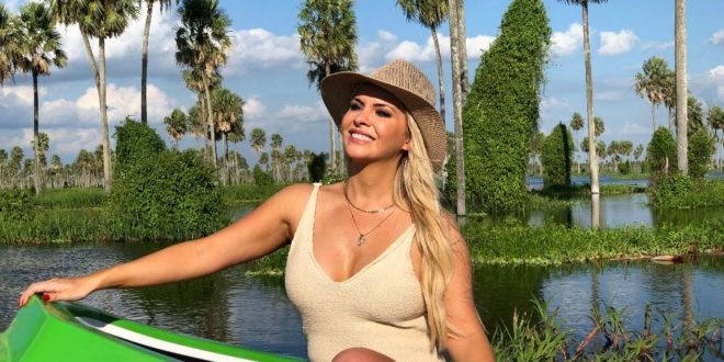 Alejandra Maglietti vino a Formosa y es protagonista de la campaña del «Bañado La Estrella»