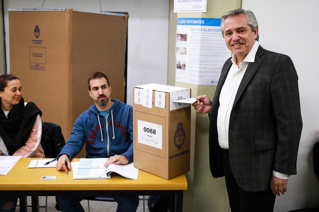 Alberto Fernández: “Es un día muy importante, donde los argentinos deciden el futuro”