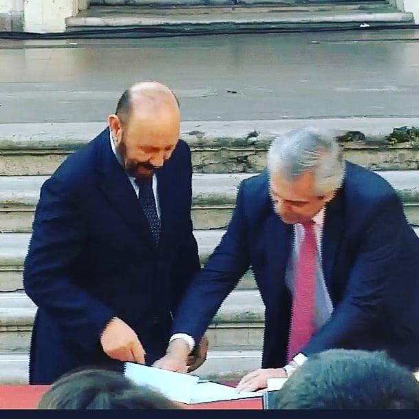 Fernández-Insfrán acordaron acta de federalismo real del Frente de Todos