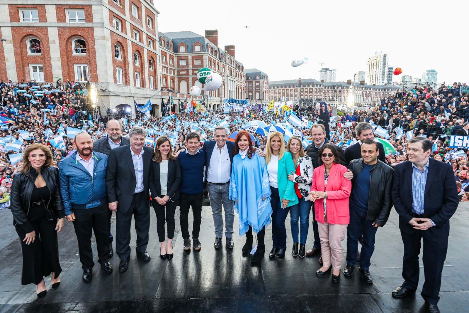 Insfrán asistió al cierre nacional de la campaña del Frente de Todos