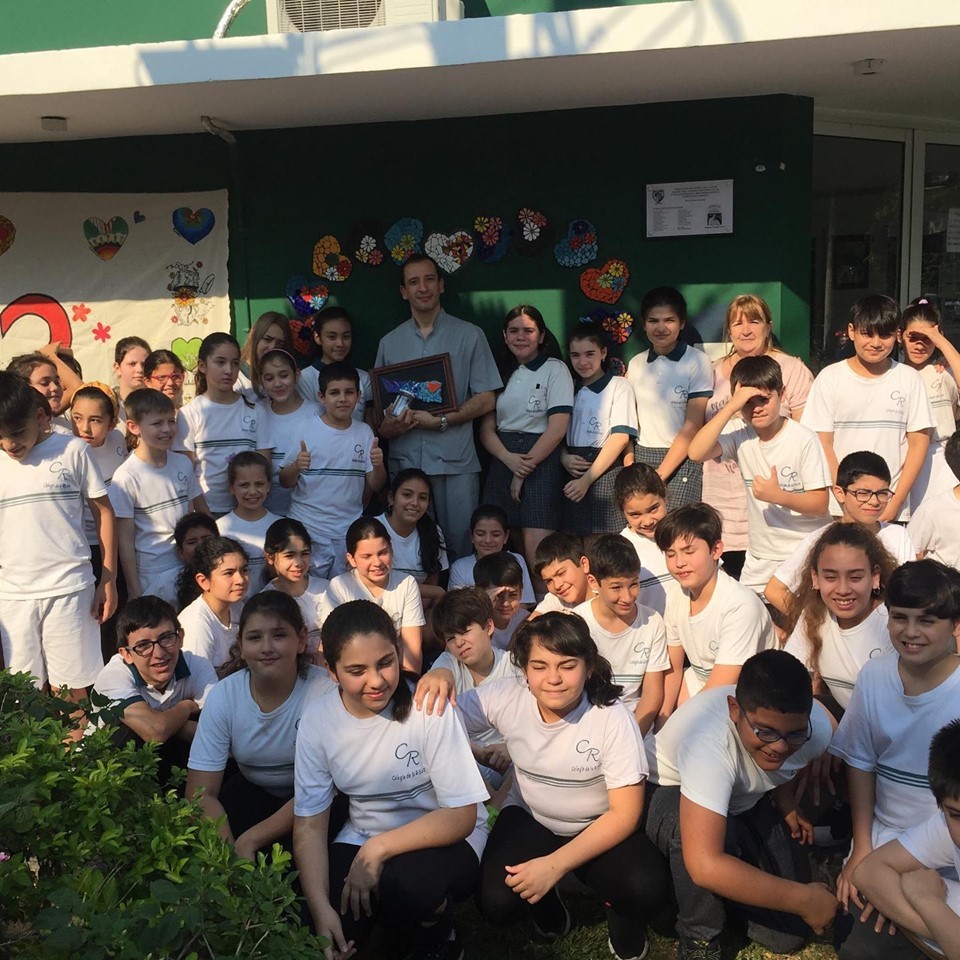 Taller de mosaiquismo rindió homenaje al dr. Favaloro