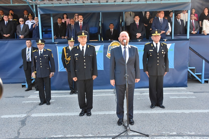 El gobernador encabezó acto conmemorativo del 59°aniversario de la Policía provincial