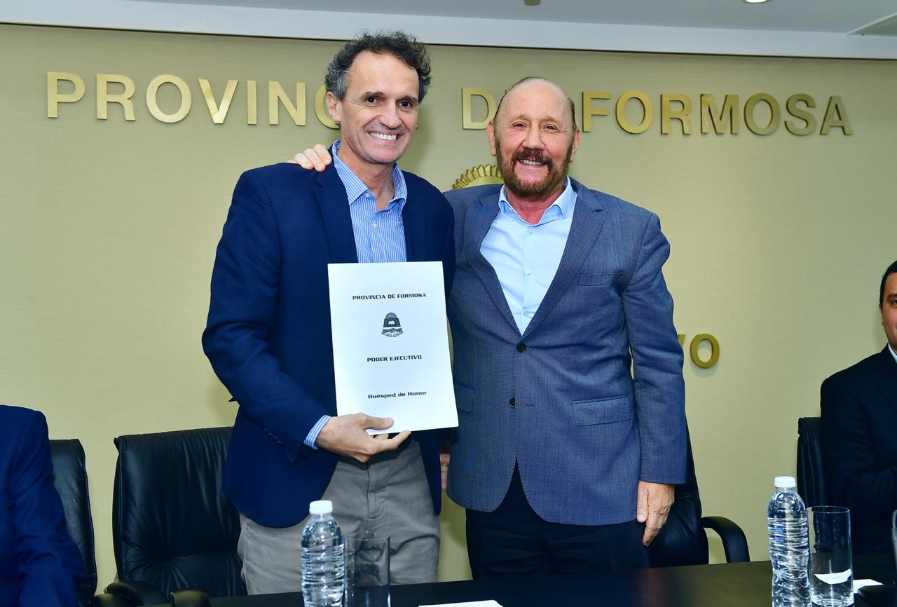 Insfrán reiteró que el acueducto a Juárez es vital para el desarrollo de la provincia