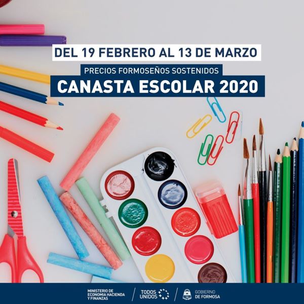 El gobierno presentó ofertas en útiles, indumentaria y calzados escolares